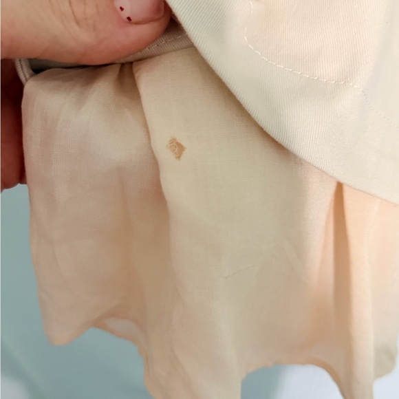 Adore Cream Military Button Romantic Ruffle Jacket Blazer Size Medium - Picture 7 of 8